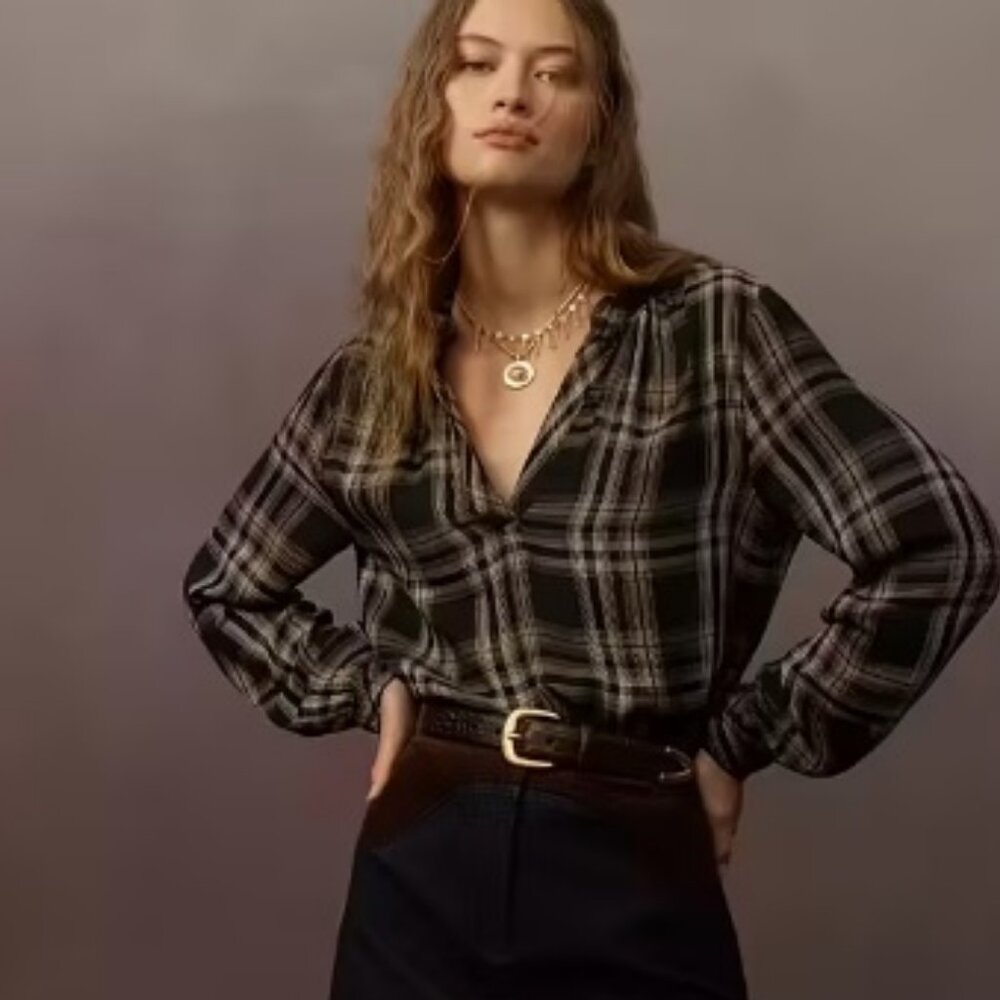 Dark Plaid Shirt (2 for $10)